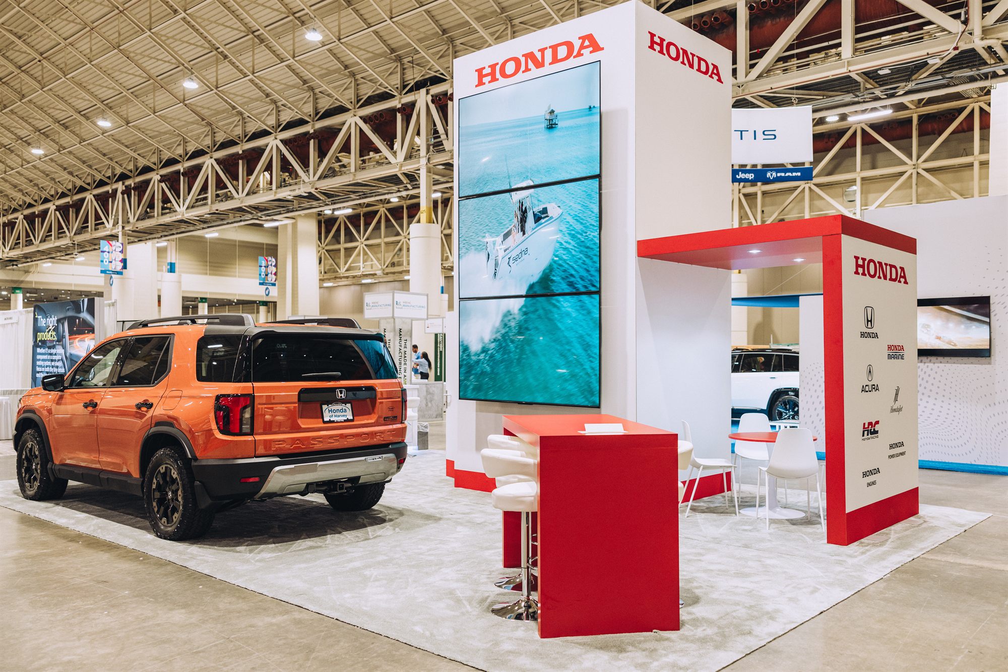 A 21st Century Expo Group rental exhibit on the show floor